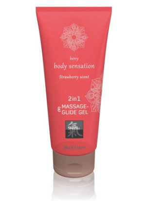 Massage & Glide Gel 2 in1 Strawberry Scent